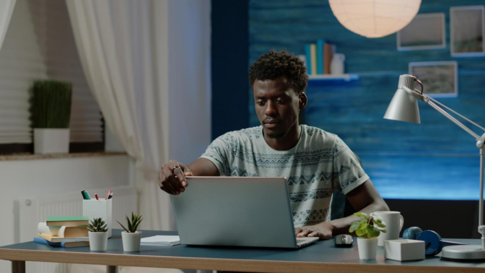 Professional financial analysis workspace with charts and documents